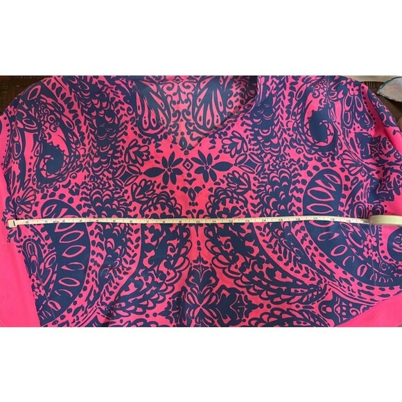 Lilly Pulitzer Lindamarie Caftan Dress Womens S/M Pink Elephantino Tropical - Picture 7 of 15